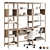 Jordi Wall Desk Set Scandinavia 3D model small image 4