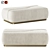 Formitalia Prince Ottoman in Velvet 3D model small image 1