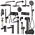 Fantini Myo Modern Faucets Set 3D model small image 1