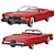 Vintage 1973 Cadillac Eldorado 3D model small image 1