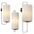 Sleek Minimalist Sakari Wall Lamp 3D model small image 1