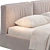 Modern Minimalist TOPO Bed 3D model small image 5