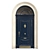 Classic Door 1200 mm Height 3D model small image 1