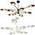 INGEL Designer Chandelier: Modern Elegance 3D model small image 1