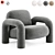 Modern Armchair by Artipieces 3D model small image 6