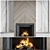 High Quality Fireplace 3D Model 3D model small image 1