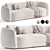 Elegant Eichholtz Sofa: Modern Luxury 3D model small image 2