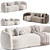 Elegant Eichholtz Sofa: Modern Luxury 3D model small image 4