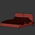 Elegant Frick Round Bed 3D model small image 4