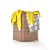 Rattan Laundry Basket Organizer 3D model small image 4