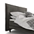 Scandic Style Felix Deluxe Bed 3D model small image 3