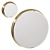 Sleek Circular Wall Mirror 3D model small image 2