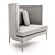  Clans Alta Armchair by Lissoni 3D model small image 7