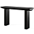 Sleek Carly Console Table 3D model small image 2