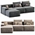 Modern Loft Sofa 2015 Version 3D model small image 3