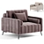 Elegant and Ergonomic Markful Armchair 3D model small image 1