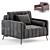 Elegant and Ergonomic Markful Armchair 3D model small image 3