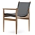 Elegant Journey Dining Armchair 3D model small image 2