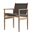 Elegant Journey Dining Armchair 3D model small image 3