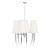 Elegant Brunilde Chrome Pendant Light 3D model small image 1