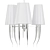 Elegant Brunilde Chrome Pendant Light 3D model small image 2