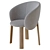 Modern Nebula Wood Chair 3D model small image 3