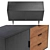 Industrial Chic Loft Design Dresser 3D model small image 3