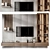 Modern TV Wall Shelf Organizer 3D model small image 1