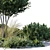 Botanical Beauty Outdoor Plants Display 3D model small image 5