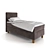 Louis Collection Single Bed 3D model small image 2