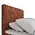 Louis Collection Single Bed 3D model small image 5