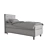 Louis Collection Single Bed 3D model small image 6