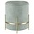 Luxury Velvet Haven Ottoman 3D model small image 1