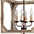 Weathered Wood Cube Chandelier 3D model small image 2