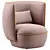 Luxury Nebula Armchair Trussardi Casa 3D model small image 1