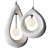 Wabi Sabi Pendant Light 3D model small image 1