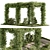  Rustic Pergola with Greenery 3D model small image 1