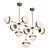 Elegant Art Deco Lightstar Chandeliers 3D model small image 2