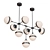 Elegant Art Deco Lightstar Chandeliers 3D model small image 4