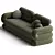 Sleek Tube Sofa Design 3D model small image 3