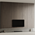 High-Resolution TV Wall Unit 3D model small image 4