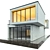 Modern Duplex Villa 3D Model 3D model small image 4