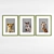 Title: African Animals Poster Set 3D model small image 1