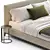 Modern Italian Design Minotti Bed 3D model small image 4