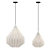 Scandinavian Teardrop Pendant Light 3D model small image 2