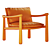 Hyde Chair by Maiden Home 3D model small image 6