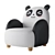 Title: LINSY KIDS Panda Armchair 3D model small image 1