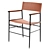 Steel Comfort Chair 3D model small image 1