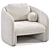 Modern Warren Armchair 3D Model 3D model small image 2