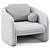 Modern Warren Armchair 3D Model 3D model small image 7